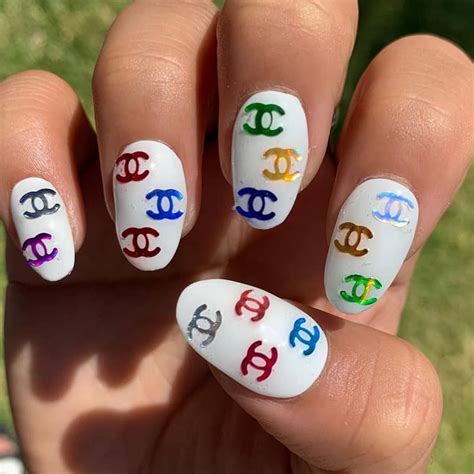 chanel nail stickers.